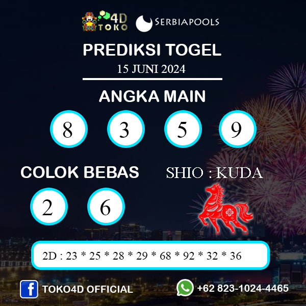 PREDIKSI TOGEL SERBIA SABTU : 15 JUNI 2024