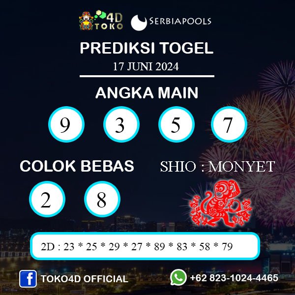 PREDIKSI TOGEL SERBIA SENIN : 17 JUNI 2024