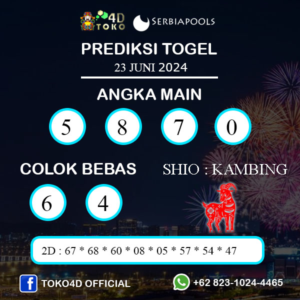 PREDIKSI TOGEL SERBIA MINGGU : 23 JUNI 2024