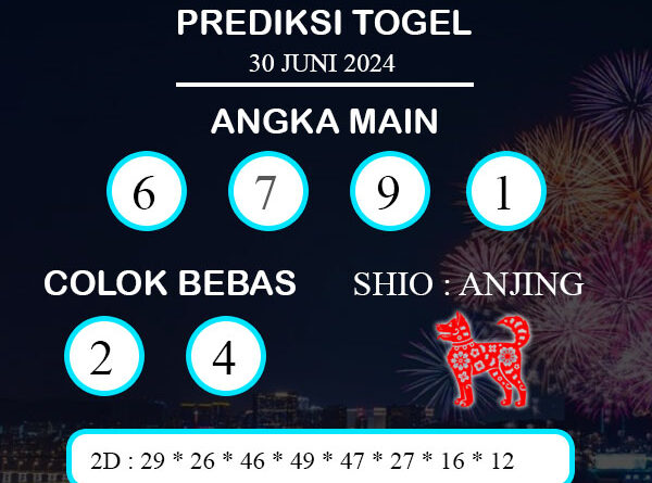 PREDIKSI TOGEL SINGAPORE MINGGU : 30 JUNI 2024