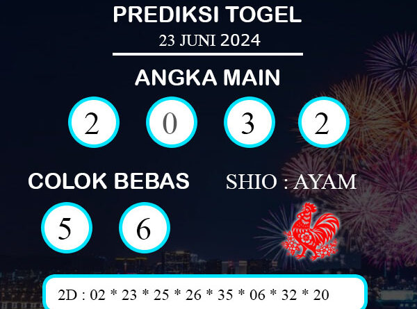 PREDIKSI TOGEL SINGAPORE MINGGU : 23 JUNI 2024