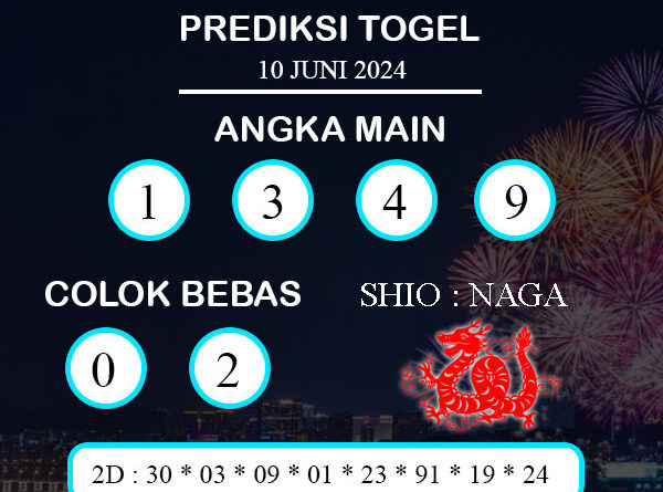 PREDIKSI TOGEL SYDNEY SENIN : 10 JUNI 2024