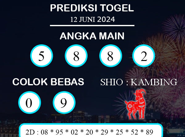 PREDIKSI TOGEL SYDNEY RABU : 12 JUNI 2024