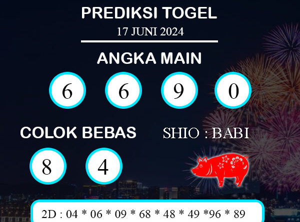 PREDIKSI TOGEL SYDNEY SENIN : 17 JUNI 2024