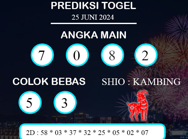 PREDIKSI TOGEL WALES SELASA : 25 JUNI 2024