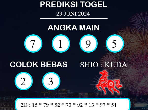 PREDIKSI TOGEL WALES SABTU : 29 JUNI 2024