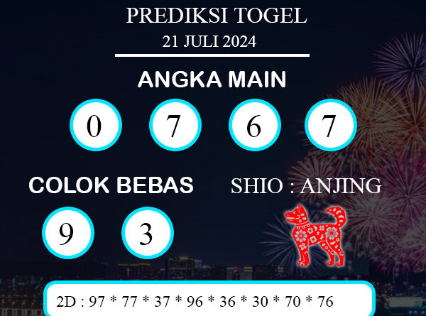 PREDIKSI TOGEL PETALING MINGGU : 21 JULI 2024