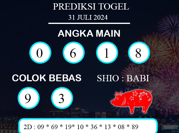 PREDIKSI TOGEL PETALING RABU : 31 JULI 2024