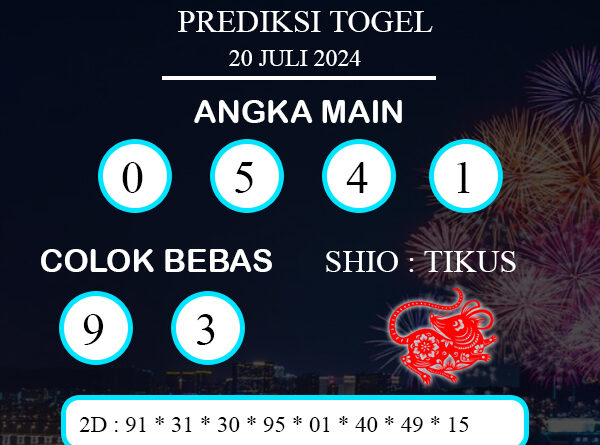 PREDIKSI TOGEL PETALING SABTU : 20 JULI 2024