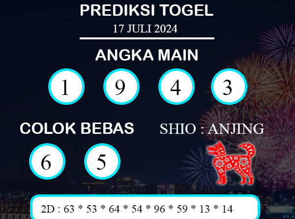 PREDIKSI TOGEL MAGNUM4D RABU : 17 JULI 2024