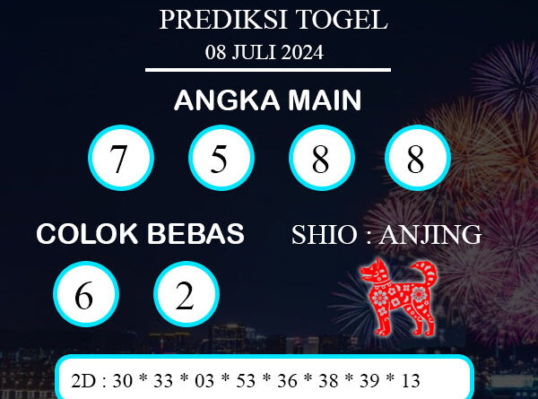 PREDIKSI TOGEL PETALING SENIN : 08 JULI 2024