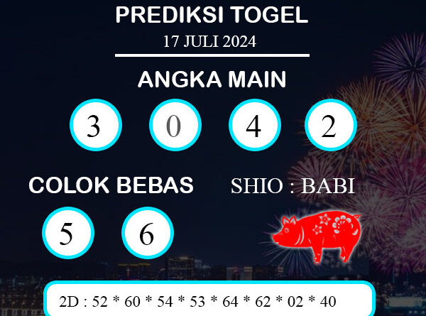 PREDIKSI TOGEL SINGAPORE RABU : 17 JULI 2024