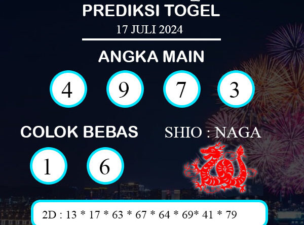 PREDIKSI TOGEL TAIPEI RABU : 17 JULI 2024