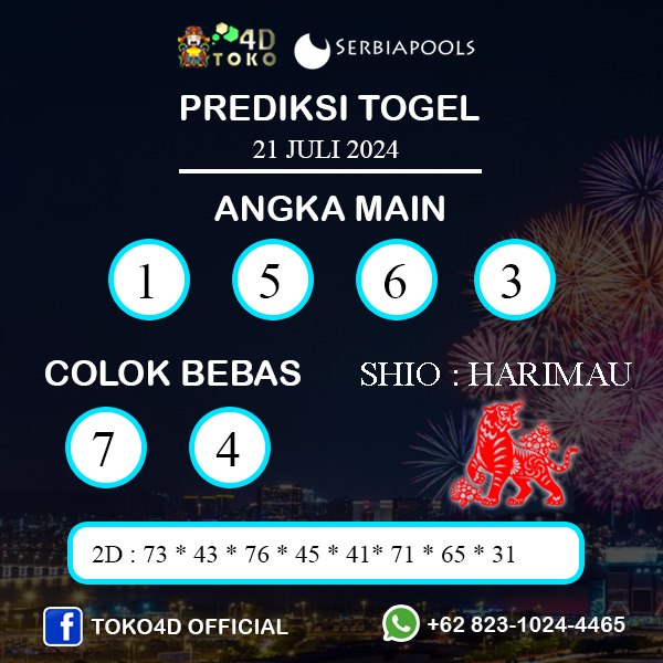 PREDIKSI TOGEL SERBIA MINGGU : 21 JULI 2024