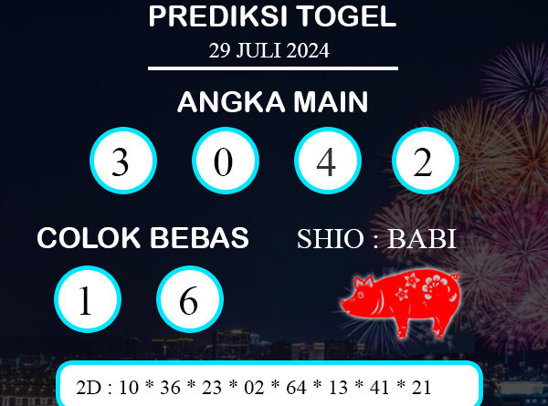 PREDIKSI TOGEL WALES SENIN : 29 JULI 2024