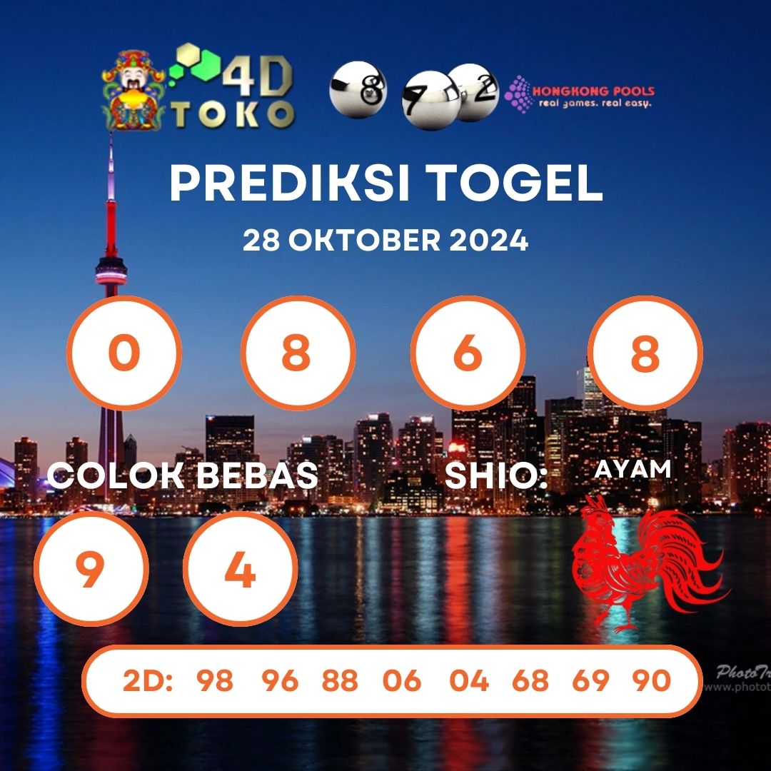 PREDIKSI TOGEL HONGKONG SENIN : 28 OKTOBER 2024