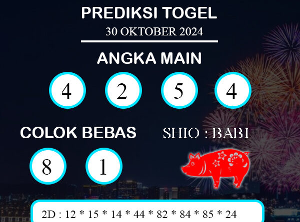 PREDIKSI TOGEL KUCHING RABU : 30 OKTOBER 2024