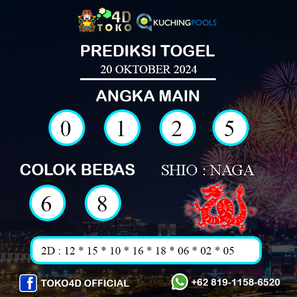 PREDIKSI TOGEL KUCHING MINGGU : 20 SEPTEMBER 2024