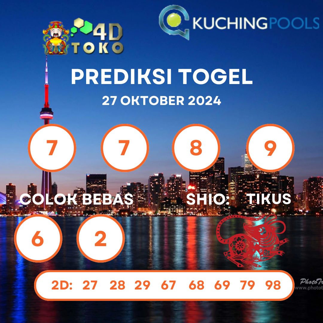 PREDIKSI TOGEL KUCHING MINGGU : 27 OKTOBER 2024