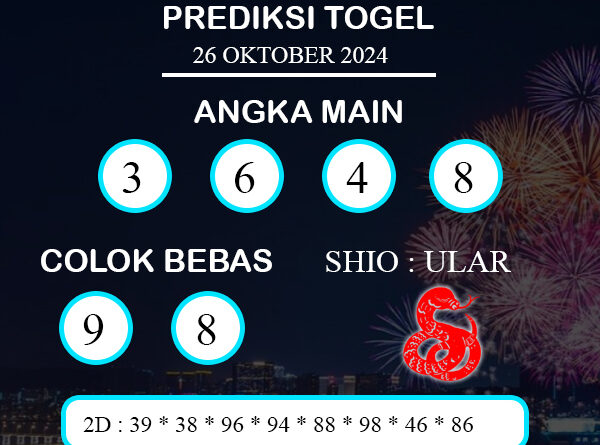 PREDIKSI TOGEL MALAGA SABTU : 26 OKTOBER 2024