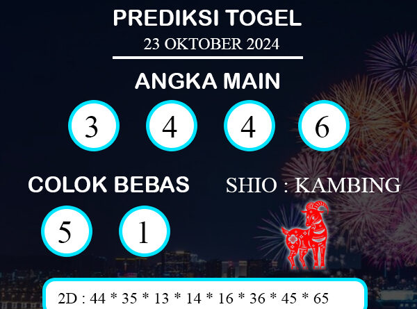 PREDIKSI TOGEL MARINABAY RABU : 23 OKTOBER 2024