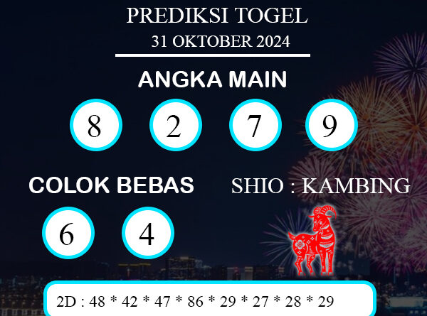 PREDIKSI TOGEL PETALING KAMIS : 31 OKTOBER 2024