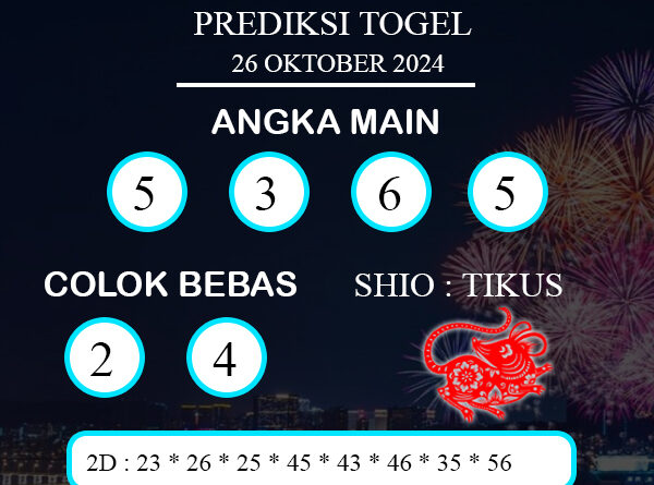 PREDIKSI TOGEL PETALING SABTU : 26 OKTOBER 2024