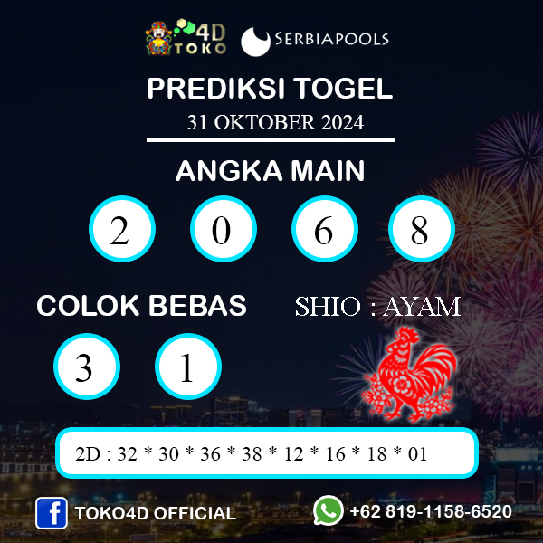 PREDIKSI TOGEL SERBIA KAMIS : 31 OKTOBER 2024