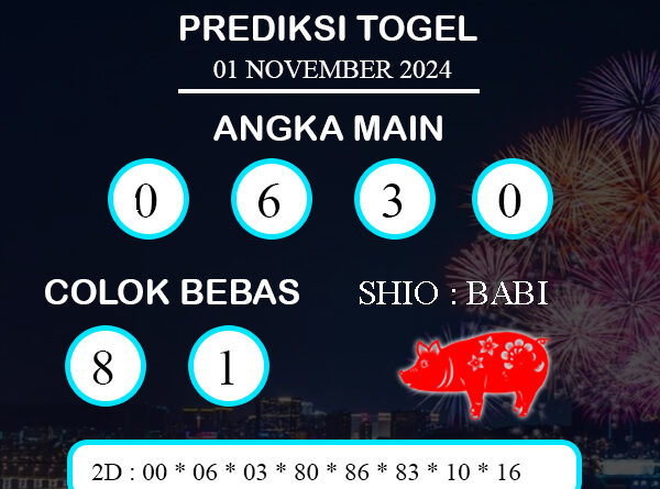 PREDIKSI TOGEL KUCHING JUMAT : 01 NOVEMBER 2024