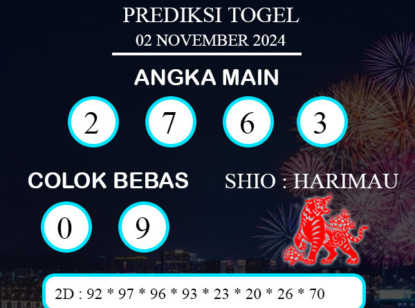 PREDIKSI TOGEL PETALING SABTU : 02 NOVEMBER 2024