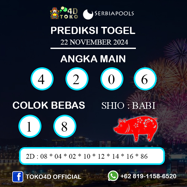 PREDIKSI TOGEL SERBIA JUMAT : 22 NOVEMBER 2024