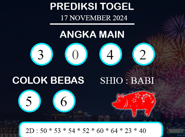 PREDIKSI TOGEL SINGAPORE MINGGU : 17 NOVEMBER 2024