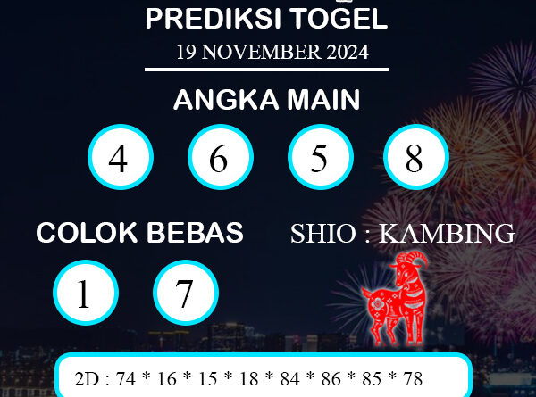 PREDIKSI TOGEL TAIPEI SELASA : 19 NOVEMBER 2024