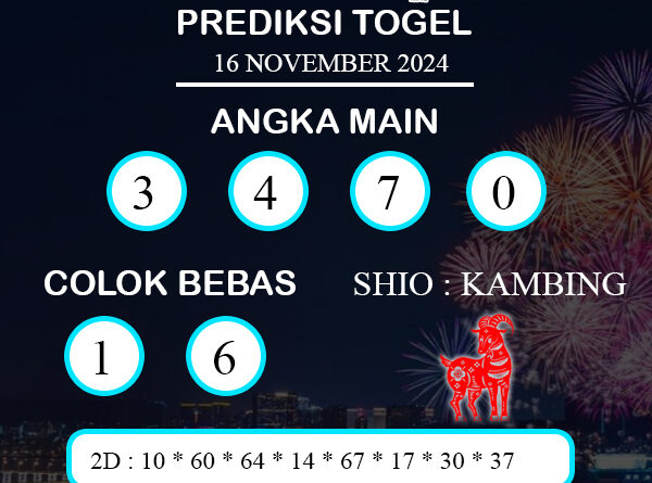 PREDIKSI TOGEL TAIPEI JUMAT : 15 NOVEMBER 2024