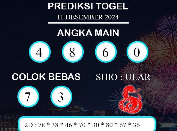 PREDIKSI TOGEL HONGKONG RABU : 11 DESEMBER 2024