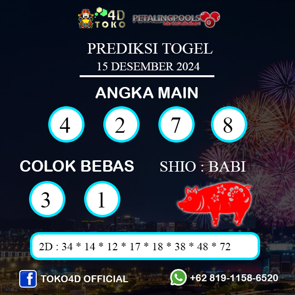 PREDIKSI TOGEL PETALING MINGGU : 15 DESEMBER 2024