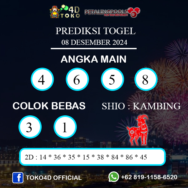 PREDIKSI TOGEL PETALING MINGGU : 08 DESEMBER 2024