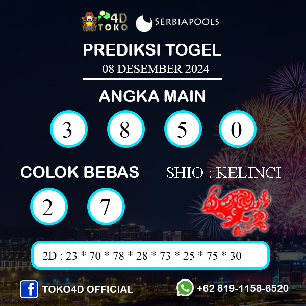 PREDIKSI TOGEL SERBIA MINGGU : 08 DESEMBER 2024