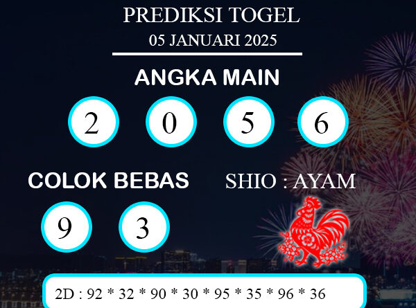 PREDIKSI TOGEL PETALING MINGGU : 05 JANUARI 2025