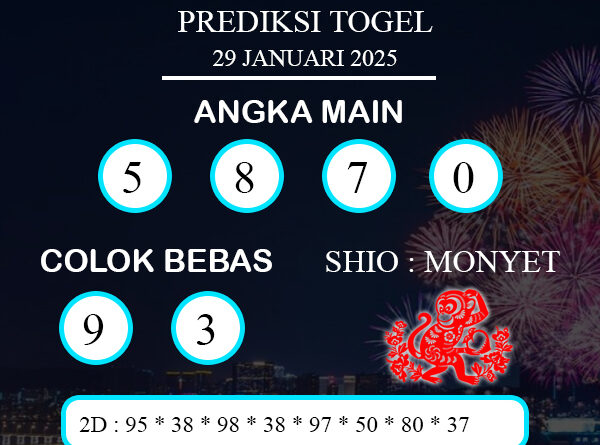 PREDIKSI TOGEL PETALING RABU : 29 JANUARI 2025