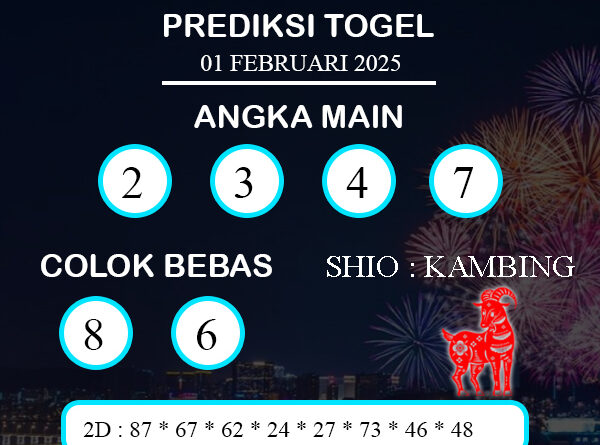 PREDIKSI TOGEL KUCHING SABTU : 01 FEBRUARI 2025