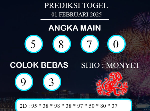 PREDIKSI TOGEL PETALING SABTU : 01 FEBRUARI 2025