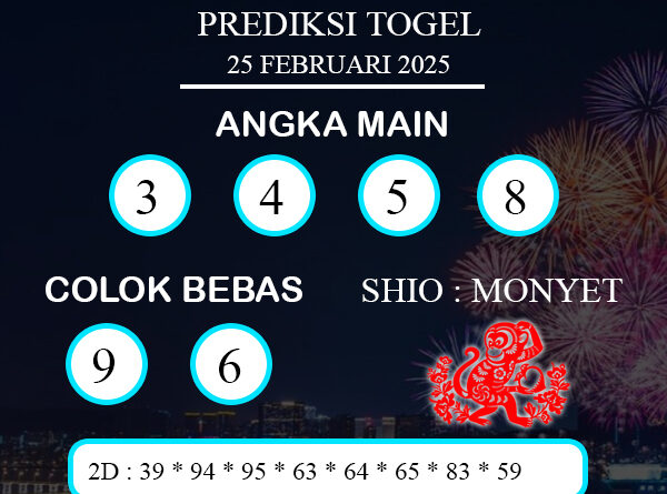 PREDIKSI TOGEL PETALING SELASA : 25 FEBRUARI 2025