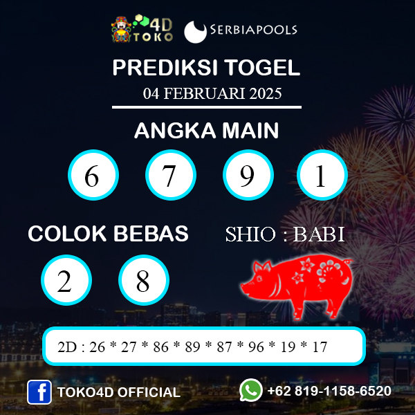 PREDIKSI TOGEL SERBIA SELASA : 04 FEBRUARI 2025