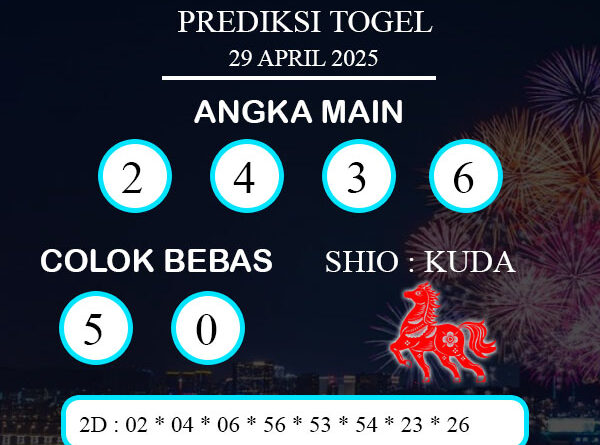 PREDIKSI TOGEL PETALING SELASA : 29 APRIL 2025