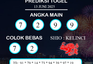 PREDIKSI TOGEL HONGKONG JUMAT : 13 JUNI 2025
