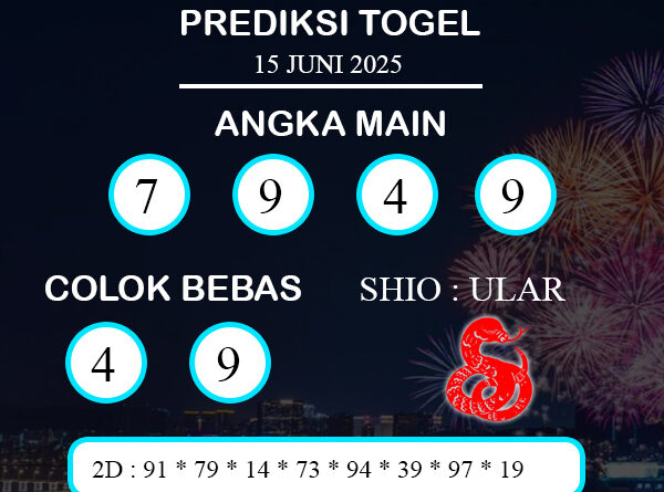 PREDIKSI TOGEL HONGKONG MINGGU : 15  JUNI 2025
