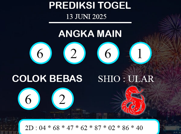 PREDIKSI TOGEL MALAGA JUMAT : 13 JUNI 2025