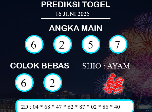 PREDIKSI TOGEL MALAGA SENIN : 16 JUNI 2025