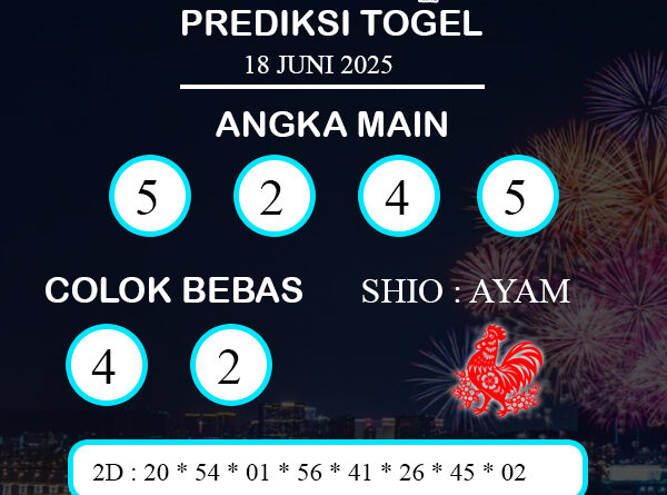 PREDIKSI TOGEL TAIPEI RABU : 18 JUNI 2025